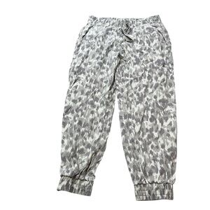 Anthropologie Cloth & Stone Gray Textured Jogger Pull On Pants Size Small